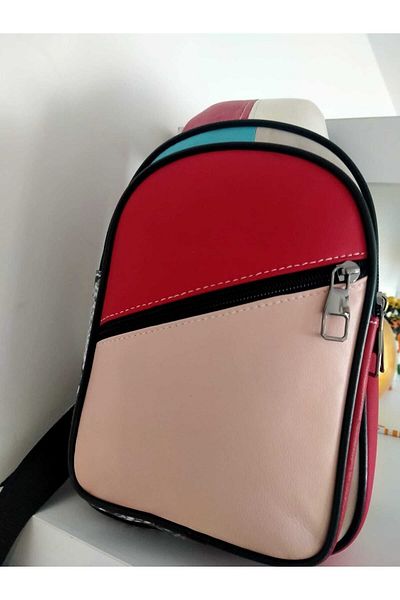 eliteshop Elite Nova Shopping Genuine Leather Multi-Compartment Bady Bag Unisex