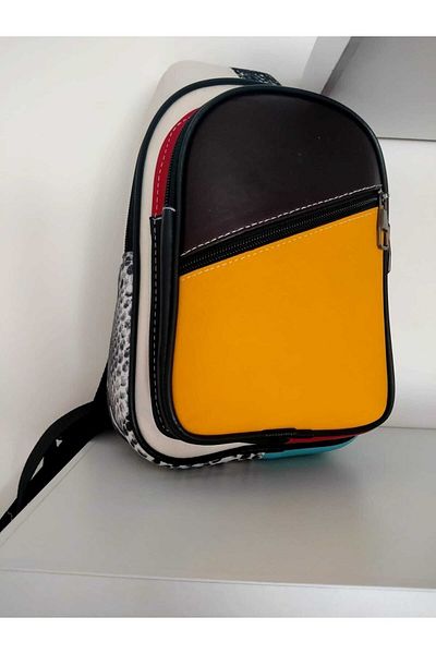eliteshop Elite Nova Shopping Genuine Leather Multi-Compartment Bady Bag Unisex