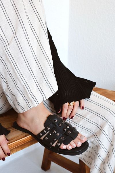 POLKA STORE Papuci de damă Hoola Troc Detailed Daily Comfort