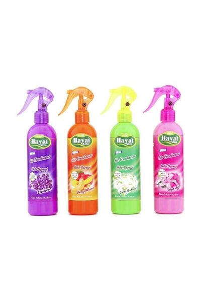 Hayat Oda Spreyi Alfa En Kalıcı Ev Parfümü 4'lü 350ml
