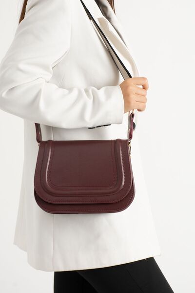 İAMBTŞY حقيبة كتف أنيقة من لويس دي لا فونتي - متعددة الأقسام