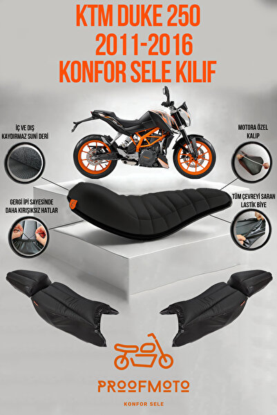 PROOFMOTO Husa pentru scaunul confort Ktm Duke 390 (2011 - 2016)