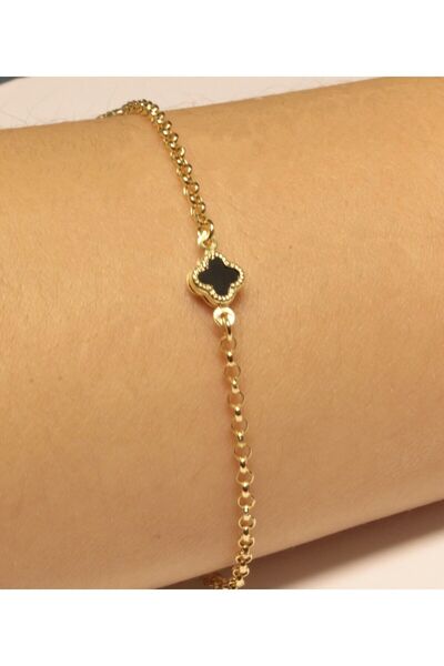 Hakan Güler Kuyumculuk Altın Yonca Model Bileklik