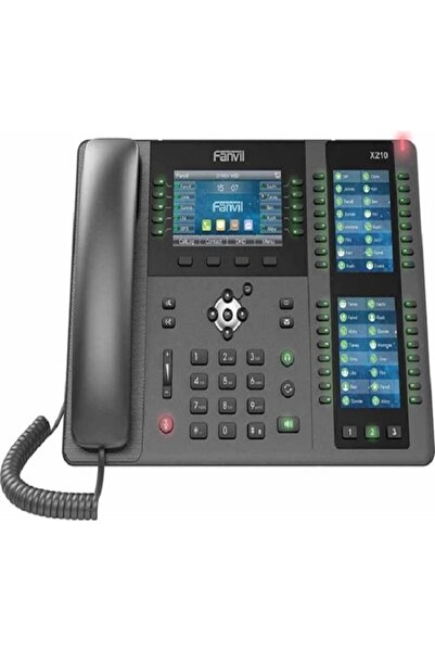 Fanvil X210 Renkli Ekran Ip Telefon (poe)-siyah