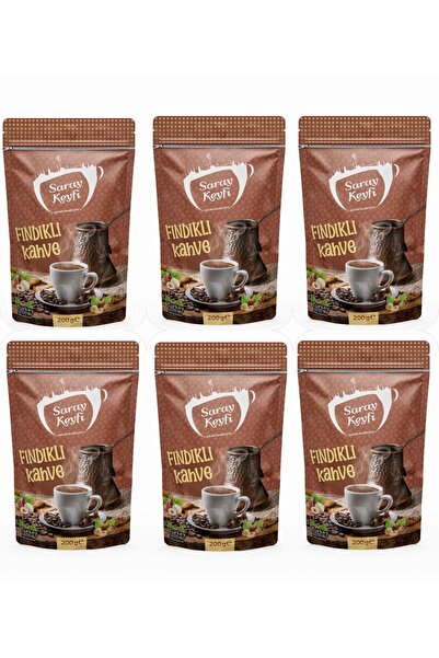 SARAY KEYFİ Fındıklı Osmanlı Kahvesi 200 gr 6 Adet Avantajlı paket