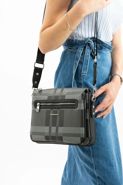 Just Polo Kadın Ekose El ve Omuz Çantası 239002MH