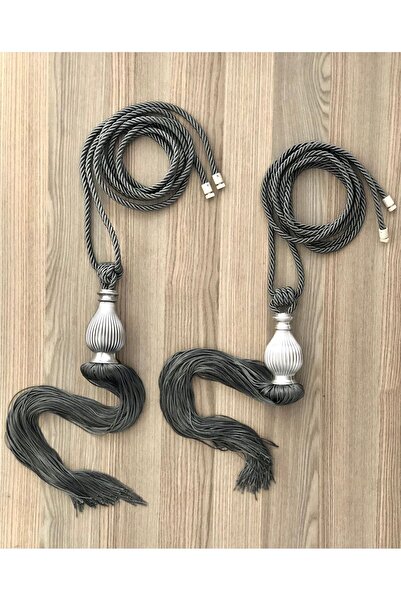 FEDA İSTANBUL Fon Perde 2 Adet Tavan Braçol Seti