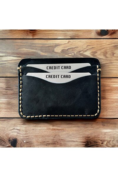 MESACRAFT حافظة بطاقات الائتمان والعمل من الجلد الطبيعي بتصميم رفيع للغاية لل...