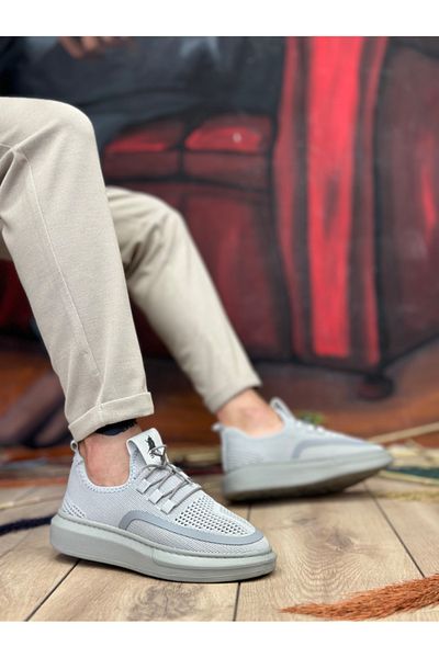 BOA Ba0375 Special Knitted Knitwear Style Gray Color Sports Shoes