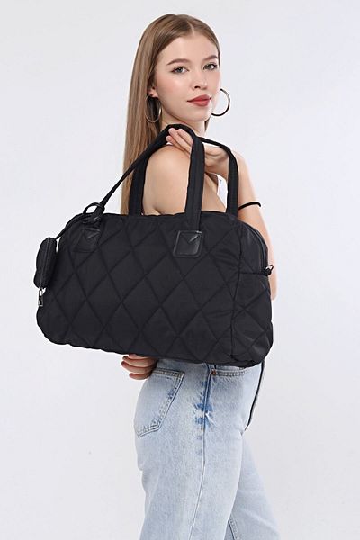UK BAGS Geantă de umăr Trend Black Diamond Geantă de damă Geantă Parachute