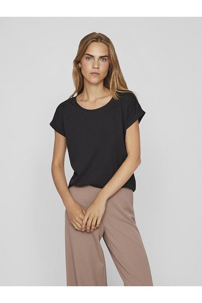 VILA T-Shirt Rundhalsausschnitt