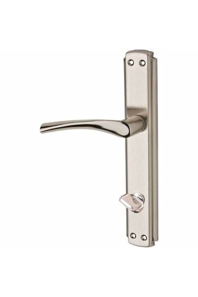 Genel Markalar Kapı Kolu -bravo Nikel Saten Wc 1 Takım Sol + Vidaları Brovo Aynalı