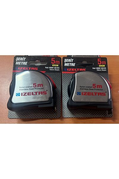 İzeltaş Chrome Tape Measure 5 Mt
