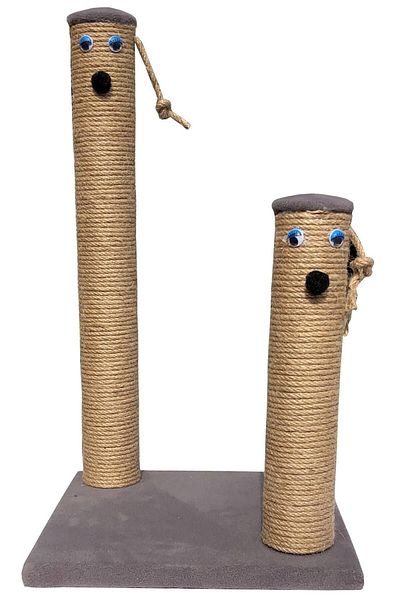 BRT Pet Gray Double Cat Scratching Board
