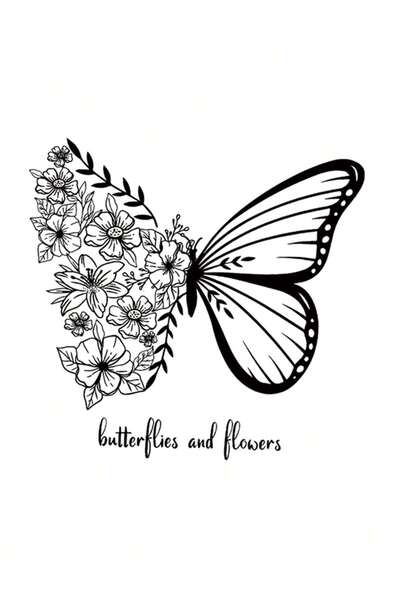 Deocept Унисекс суитшърт с качулка и щампа на пеперуда