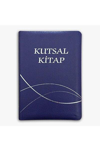 Kitabı Mukaddes Yayınları Kutsal kitap suni deri mavi