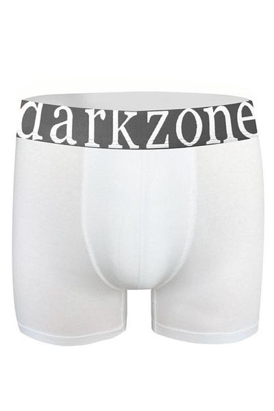 darkzone Ανδρικό Λευκό Φαρδύ Elastic Lycra Classic Boxer