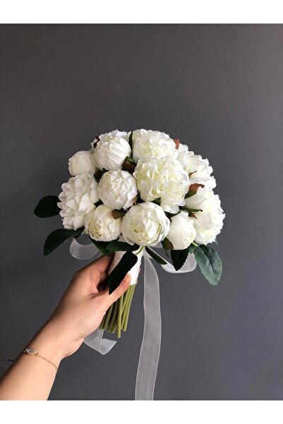 Luvienn Yeni Sezon Beyaz Erengül Gelin Buketi- Gelin Çiçeği-damat Yaka Çiçeği...