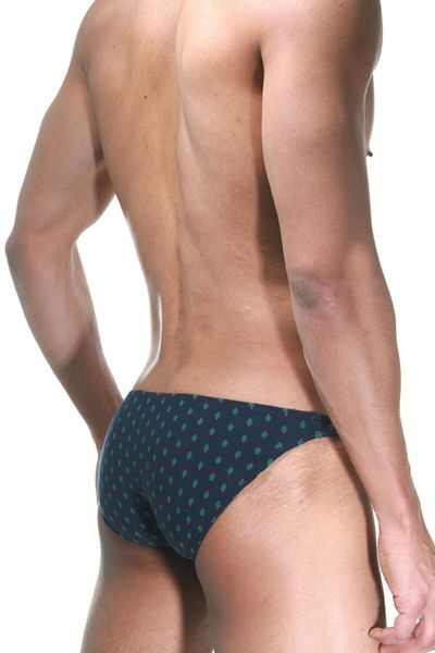 darkzone Ανδρικό slip με μοτίβο Pine Tree Slim Fit Navy Blue