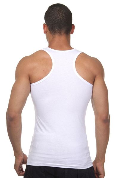darkzone Tricou alb din bumbac pentru bărbați