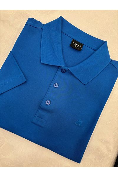 Sarar Tricou nisip țesut albastru