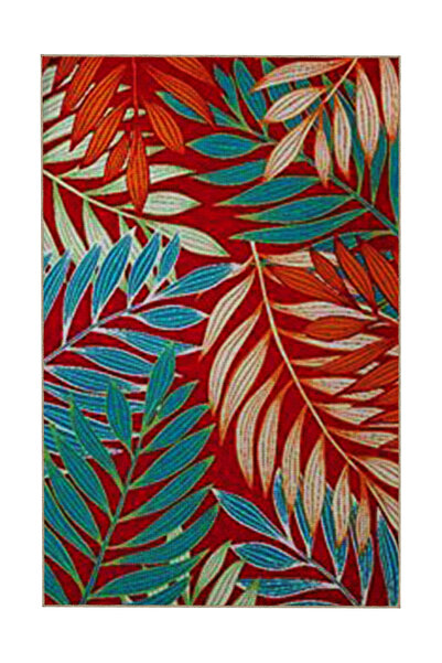 Rugs Modern Halı Δημιουργικό μοντέρνο διακοσμητικό χαλί με μοτίβο μπλε και κό...