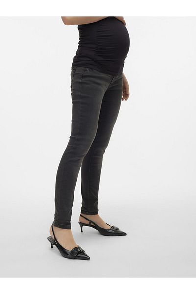 Vero Moda Maternity Umstandsjeans mit Slim Fit VMMLARA BUMPBAND SLIM JEANS