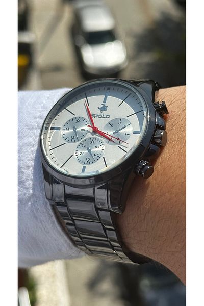 SPOLO Steel Men's Wristwatch