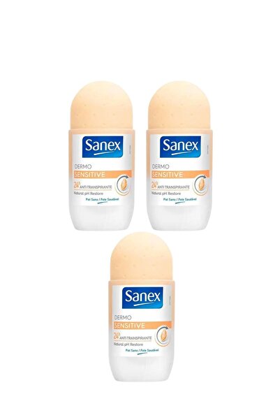 Sanex Dermo Sensıtıve Roll On 50 ml (3 Adet)