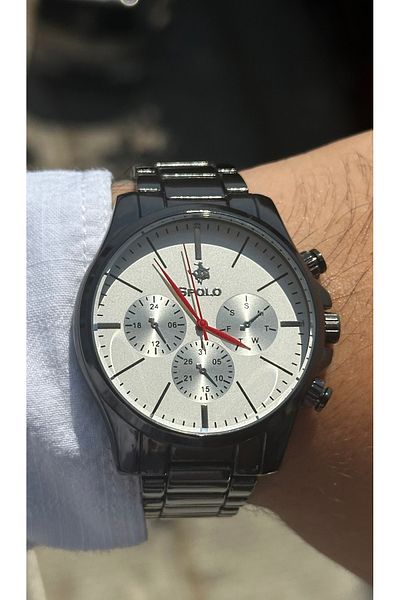 SPOLO Steel Men's Wristwatch