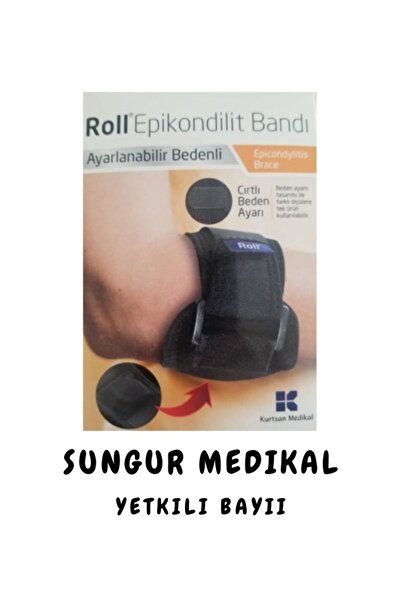 HeiN Tenisçi Dirseği Epikondilit Bandı Bandajı Standart Epicondilit Bandajı E...