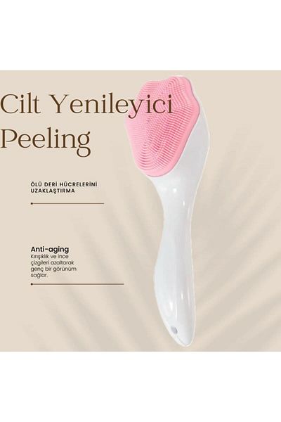 CARNIVAL LAND Portable Facial Makeup Removal and Peeling Brush with Silicone Tip - 1 Piece