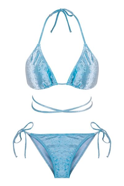AQUELLA Σετ μπικίνι Bright Velvet Blue
