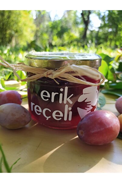 KAVANOZUM Ev Yapımı Katkısız Erik Reçeli Cam Kavanoz 400 gr