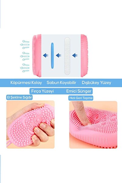 CARNIVAL LAND الحمام الحقيبة موزع الصابون الجسم دش الإسفنج لينة ماجيك تدليك الجسم فرشاة للاستحمام حمام منشفة