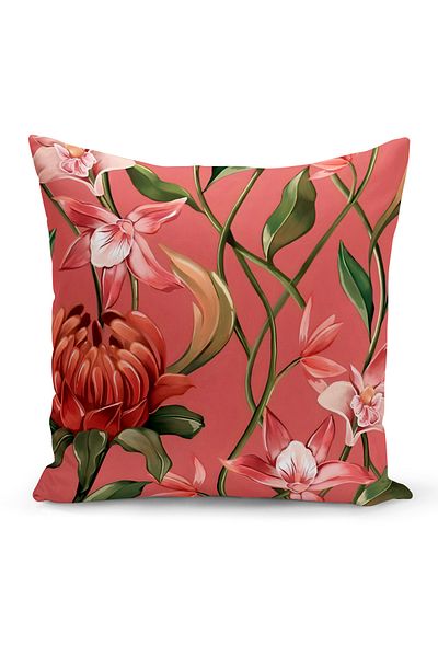 Bertille Home Κάλυμμα μαξιλαριού ριχτάρι σειράς Classic με ψηφιακή εκτύπωση διπλής όψης