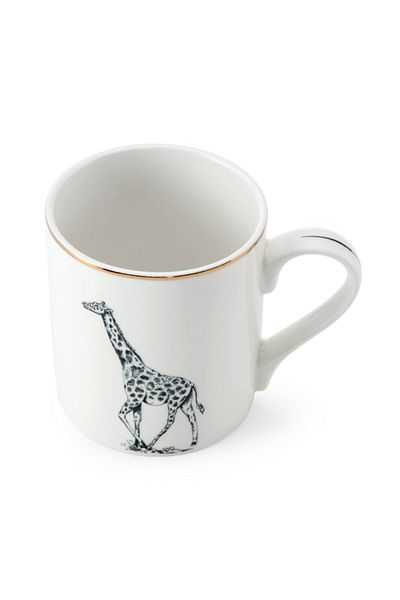 MIKASA 280ml Fine China Giraffe Patterned Mug