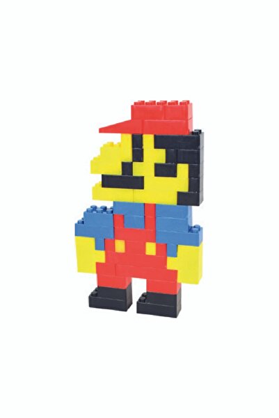 p parti oyunevi Funny Blocks Mikro Blok 500 Parça Plastik Kutulu Yapı Blokları