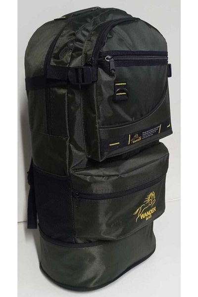 WANDER BAG Khaki Wander Bellows Mountaineer Backpack
