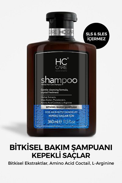 HC Care 340 Ml Dandruff Shampoo For Hair