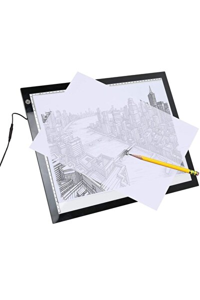 Trendfone Led Işıklı A3 Boy Çizim, Kopyalama Ve Grafik Tahtası-3 Seviye Ayarlanabilir Işık