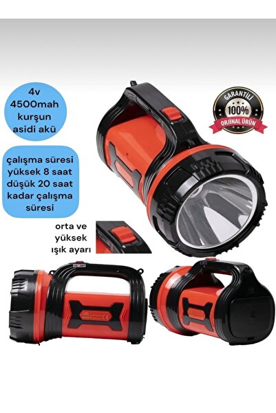 EMİN ENSAR HOME Uzun Mesafeli 10w Ledli Projektör Fener 6670