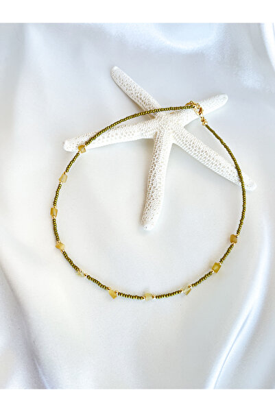 FREYA MODA Boncuk Kolye Gold