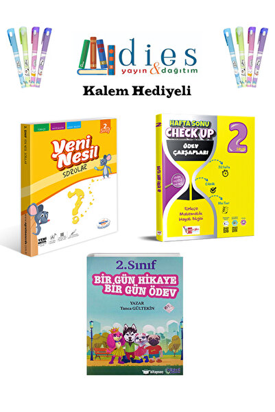 öğretmen evde 2. Sınıf Yeni Nesil Soru Bankası + Bir Gün Hikaye Bir Gün Ödev ...
