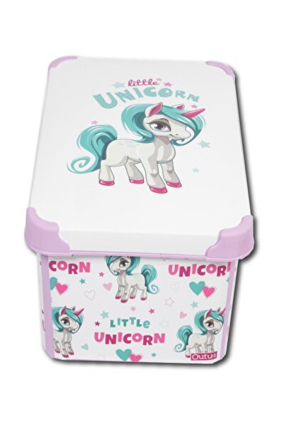 QUTU Style Box Unicorn 10 L Dekoratif Saklama Kutusu