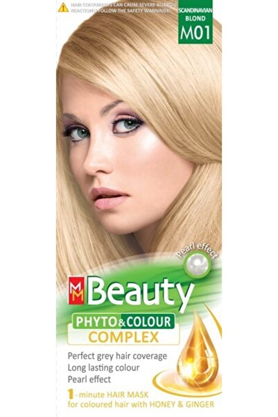 MM Beauty Bitkisel Saç Boyası M01-Platin Kumral