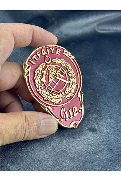 Kuyumcudan İtfaiye Cüzdan Rozeti