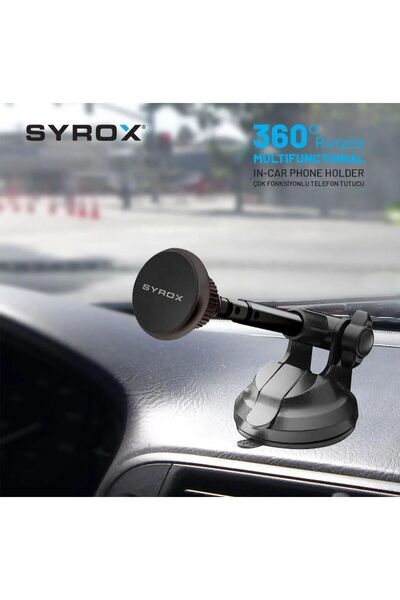 Syrox PH32 Çok Fonksiyonlu Telefon Tutucu