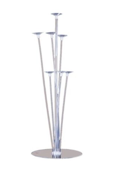 MASAL DİYARI Kullanat Market Balon Süsleme Standı 7 Çubuklu Set Set Içi Mikta...