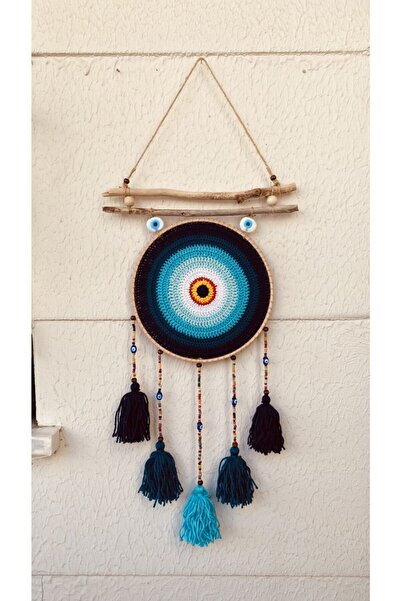 MakromeNis Nazarlık Nazar Boncuğu Düşkapanı Mandala Kapı Süsü Duvar Süsü